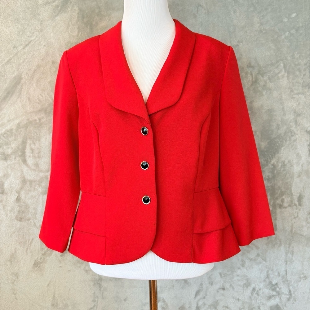 Danny and Nicole Valentines Day Office Ruffle Blazer Wmns 8